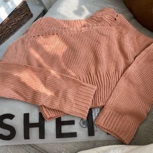 Shein cropped sweater medium